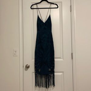 Two Sister Emerald Green dress